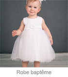 Robe de bapt&ecirc;me