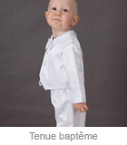 Tenue de bapt&ecirc;me