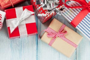 Noël illustration cadeaux