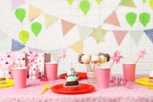 Table de goûter d'anniversaire