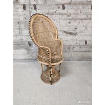 Fauteuil rotin enfant
