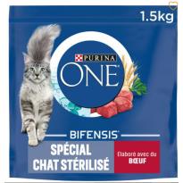 PURINA ONE Chat St&eacute;rilis&eacute; au boeuf