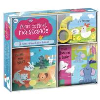 Mon coffret naissance - 3 livres d'&eacute;veil pour b&eacute;b&eacute; - CRACKBOOM