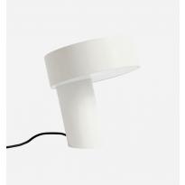 Lampe de table Slant m&eacute;tal blanc cass&eacute;